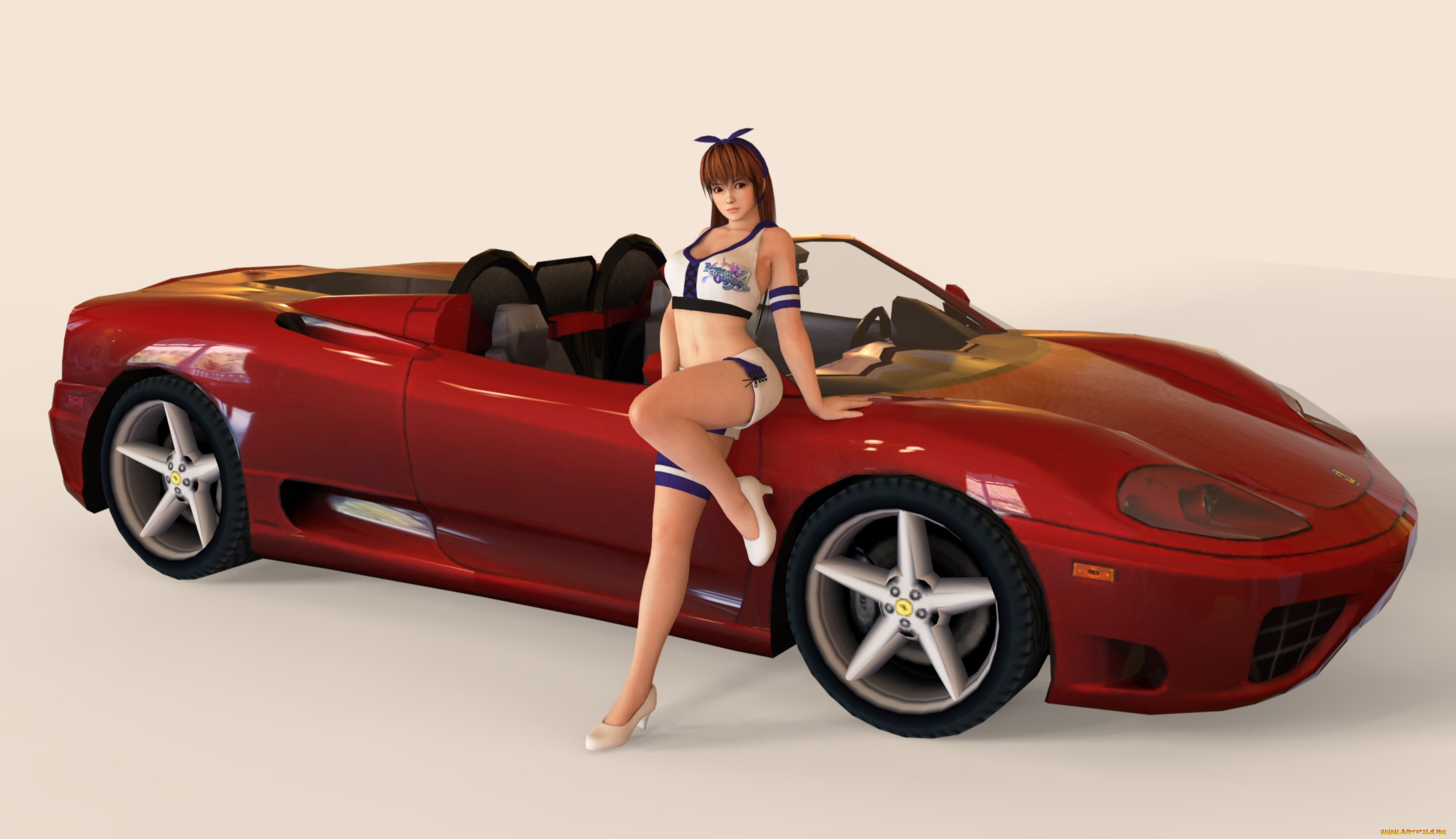 , 3d car&girl, , , , 